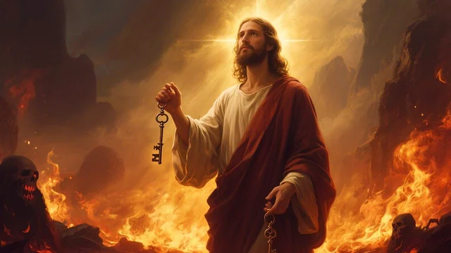 Illustration for Rev 1:18: Conquered Sin and Death