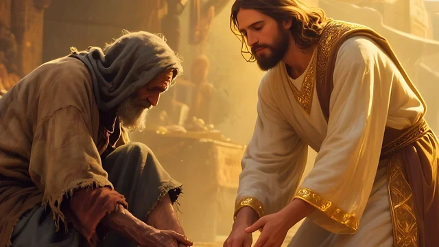 Illustration for Rev 1:5: Love Washed Us!