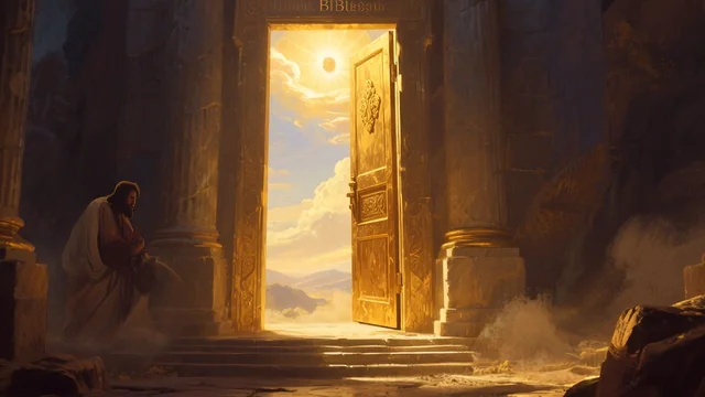 Illustration for Rev 4:1: An Opened Door!
