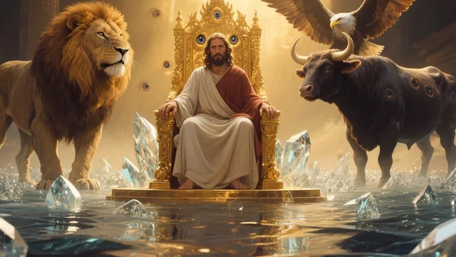 Illustration for Rev 4:6: Wisdom of the Four!