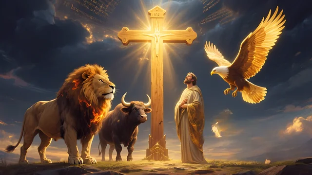 Illustration for Rev 4:9: The Gospels Exalt Jesus!