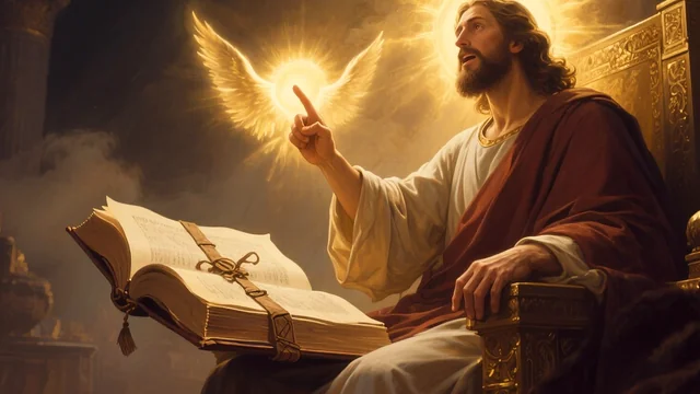 Illustration for Rev 5:2: Who is Worthy to Atone!