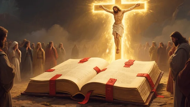Illustration for Rev 5:3: Only the Son!
