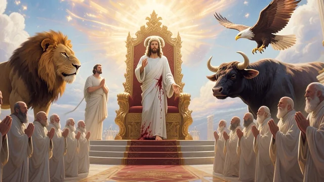 Illustration for Rev 5:9: Heaven and Earth Merged!