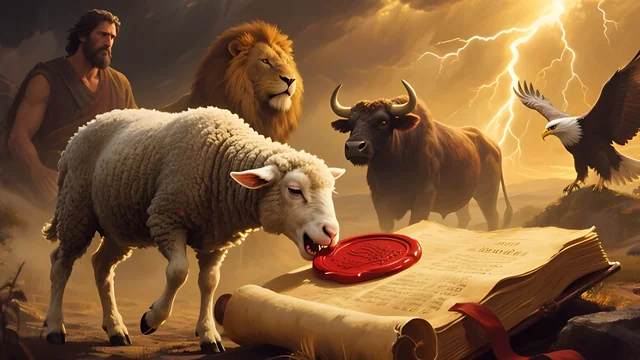 Illustration for Rev 6:1: The Start of Jesus Conquest!