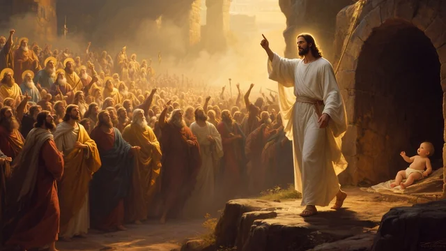 Illustration for Rev 7:5: He Leads!