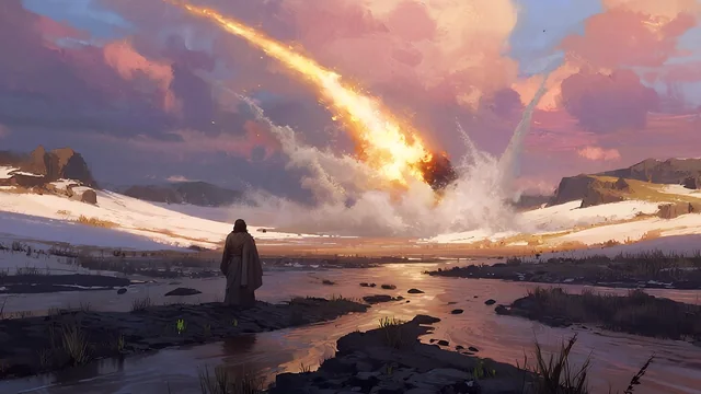 Illustration for Rev 8:10: Jesus Light of the World!
