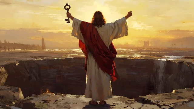 Illustration for Rev 9:1: Jesus Owner of the Bottomless Pit!