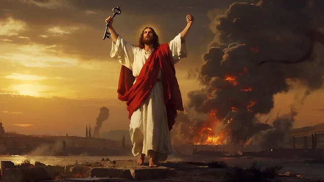 Illustration for Rev 9:2: Atonement Done!
