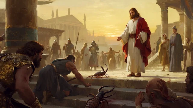 Illustration for Rev 9:5: Confront-Repent!