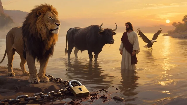 Illustration for Rev 9:14: Jesus bring Salvation to World!