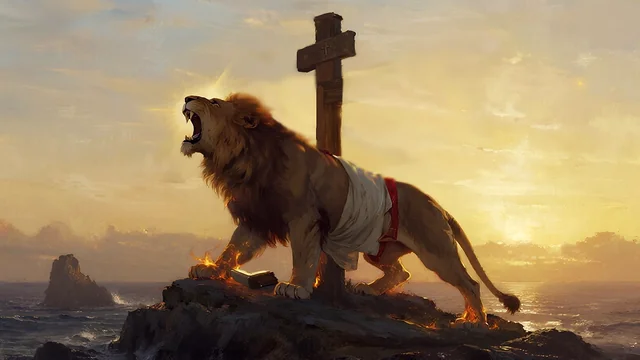 Illustration for Rev 10:3: Seven Thunders