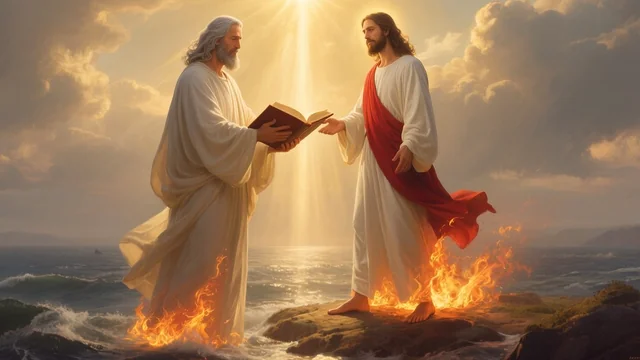 Illustration for Rev 10:8: The Glory is Open!