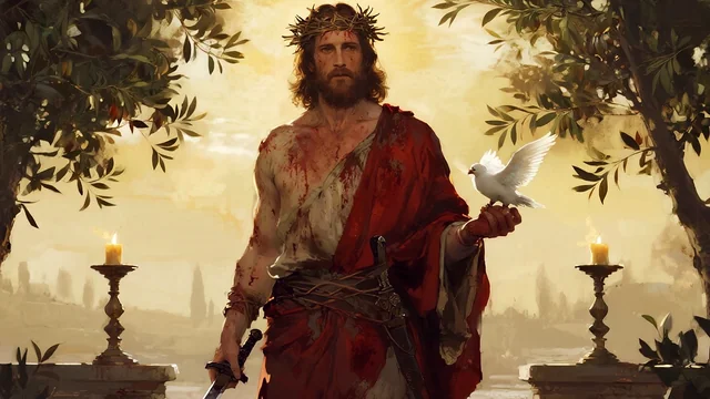 Illustration for Rev 11:4: Living Light of the World!