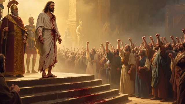Illustration for Rev 11:7: Jesus Crucified!