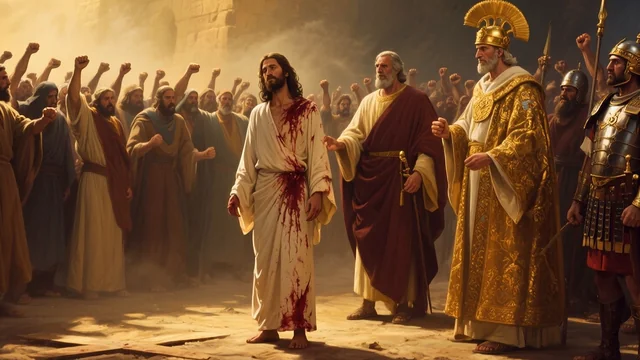 Illustration for Rev 11:7: Jesus Crucified!