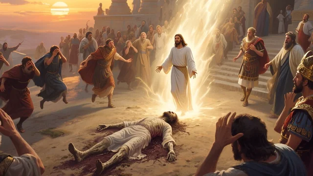 Illustration for Rev 11:11: The Risen Christ!