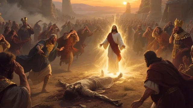 Illustration for Rev 11:11: The Risen Christ!