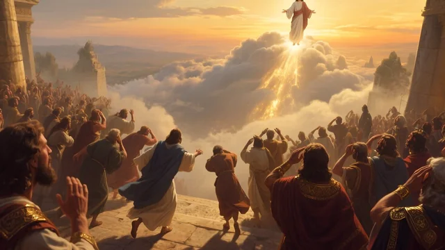 Illustration for Rev 11:12: Jesus Glorification!