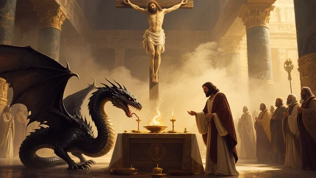 Illustration for Rev 12:10: Jesus Empower Us!