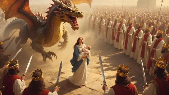 Illustration for Rev 12:17: Old System Failed- Attack the New!