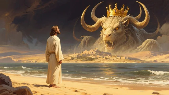 Illustration for Rev 13:1: Nations Rise Against Jesus!