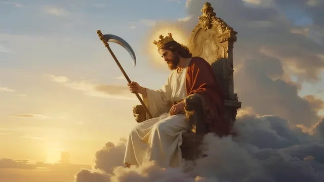 Illustration for Rev 14:14: Harvest of the Righteous!