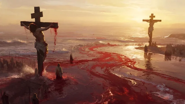Illustration for Rev 16:3: Jesus Blood Wash the Dead to Alive!