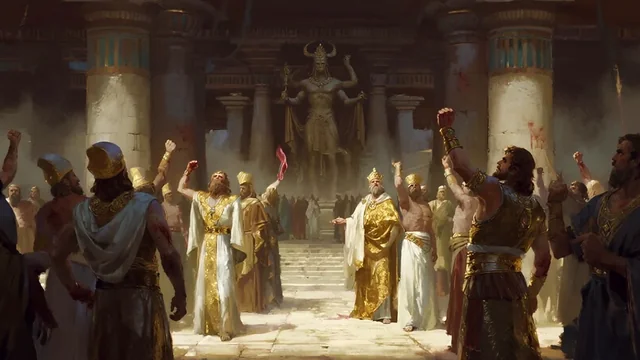 Illustration for Rev 16:11: Temple System Blasphemed against Jesus the Messiah!
