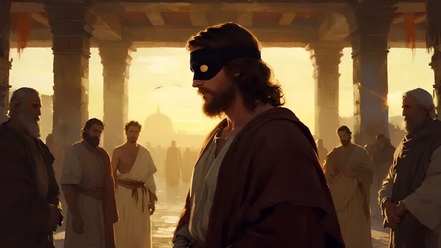 Illustration for Rev 16:15: Jesus came like a thief: they did not know their Messiah, and crucified Him
