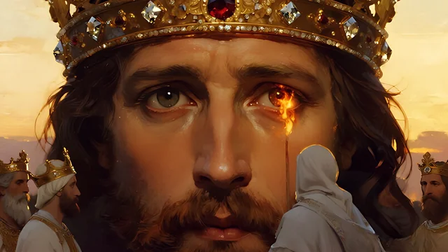 Illustration for Rev 19:12: Jesus Judge in Pure Judgement!