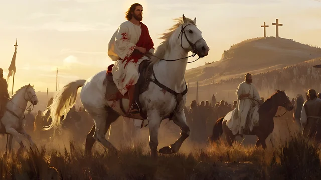 Illustration for Rev 19:14: Pure Army - Followed Christ!
