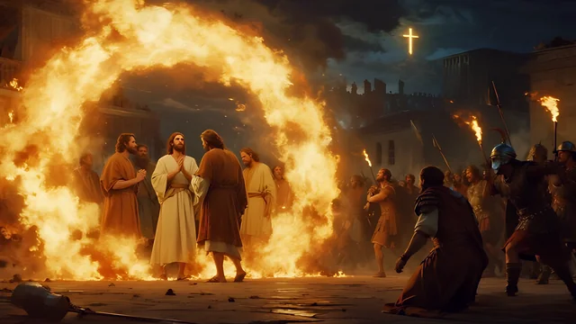 Illustration for Rev 20:9: Baptism of Holy Spirit -the Final Blow!