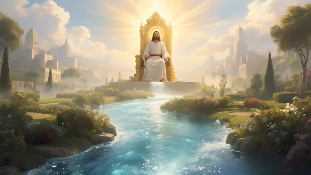 Illustration for Rev 22:1: Jesus the River of Life!